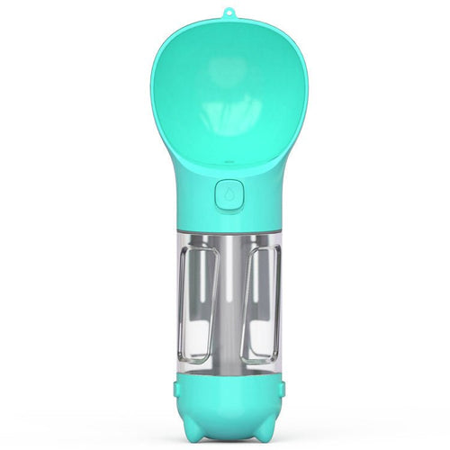 3-in-1 Portable Dog Water Bottle | Travel Water Dispenser with Waste Bag Holder - Victoria´s Pets Boutique